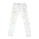 Vialli Mens Oil G-Coll Ultra Jeans In White