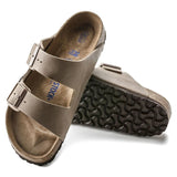 Birkenstock Mens Arizona BS Oiled Leather Sandal In Tobacco Brown