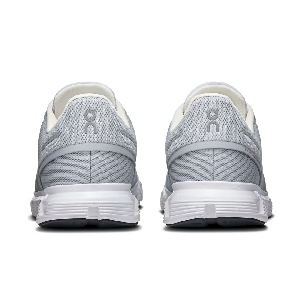 On Mens Cloud 6 Sneakers In Glacier/White