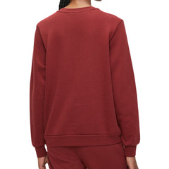 Polo Amelia Long Sleeve Embelished Sweat Top Red