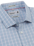 Pringle Mens Clark Check Long Sleeve Tailored Shirt In Blue