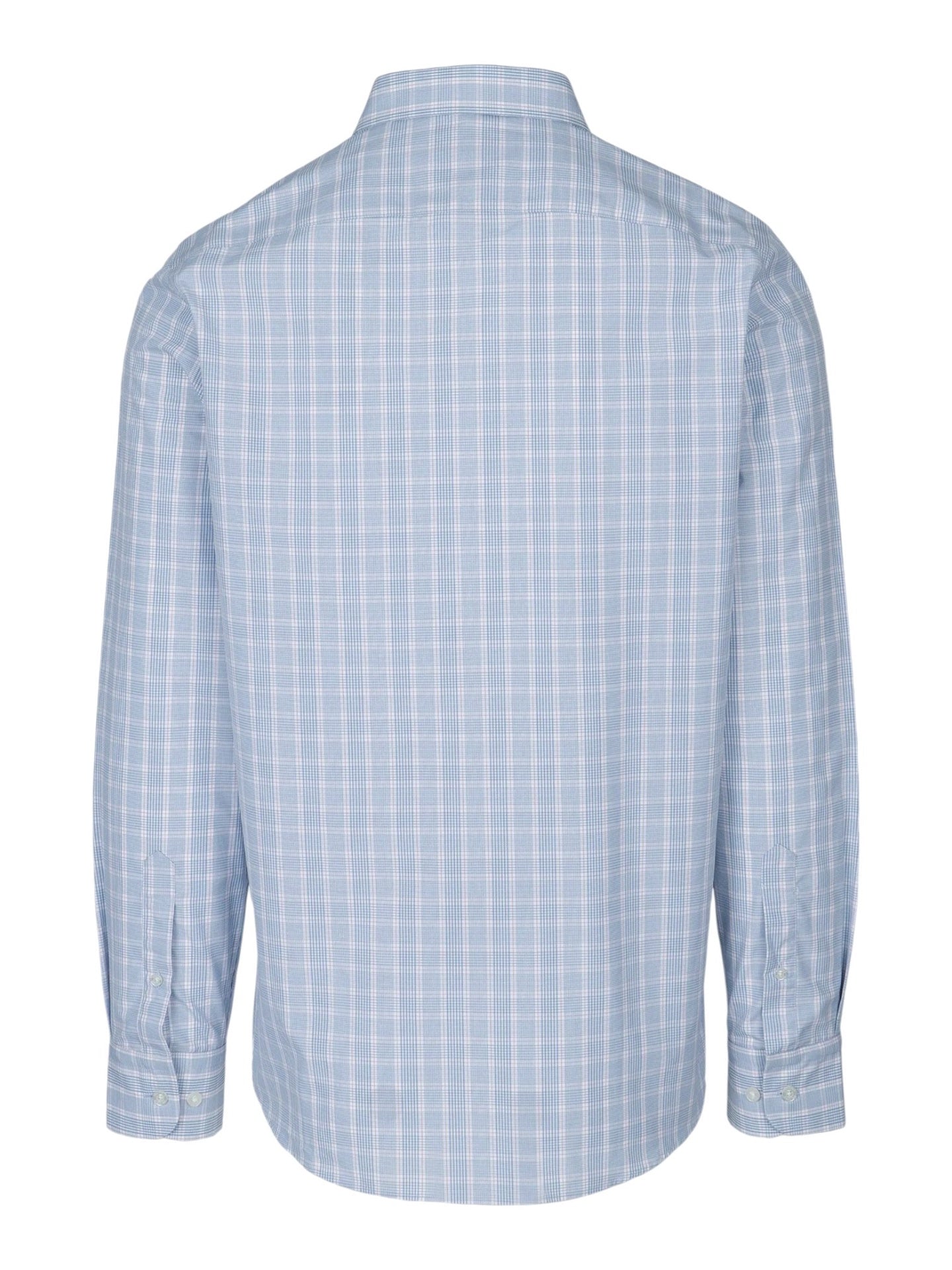 Pringle Mens Clark Check Long Sleeve Tailored Shirt In Blue