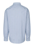 Pringle Mens Clark Check Long Sleeve Tailored Shirt In Blue