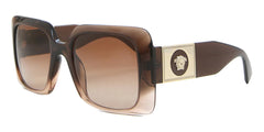 Versace Pink And Brown Transparent Sunglasses VE4405