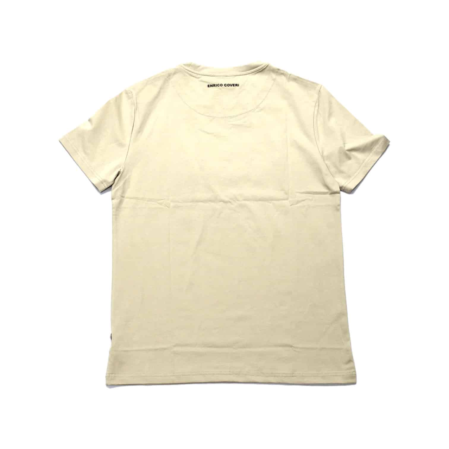 Enrico Coveri Boys T-Shirt In Khaki