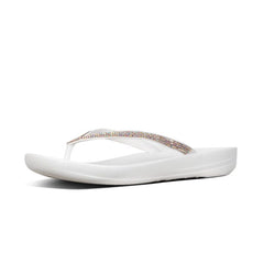 Fitflop Ladies Iquishion Sparkle Sandals In White