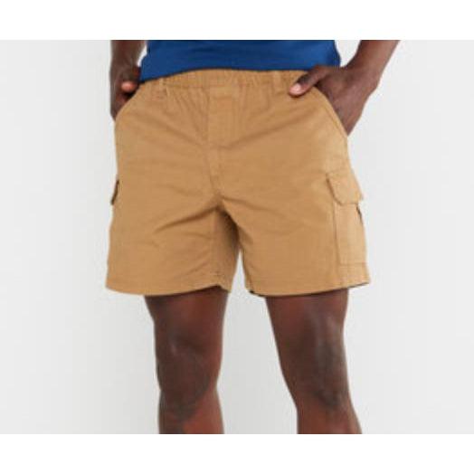 Jeep Jms21011 M Fixed Waistband Cargo Short Camel