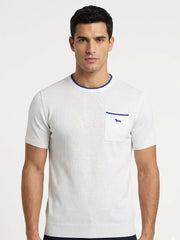 Harmont & Blaine Mens Knitted T-shirt In White