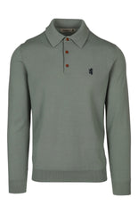 Pringle Mens Knitwear Golfer Merino In Sage