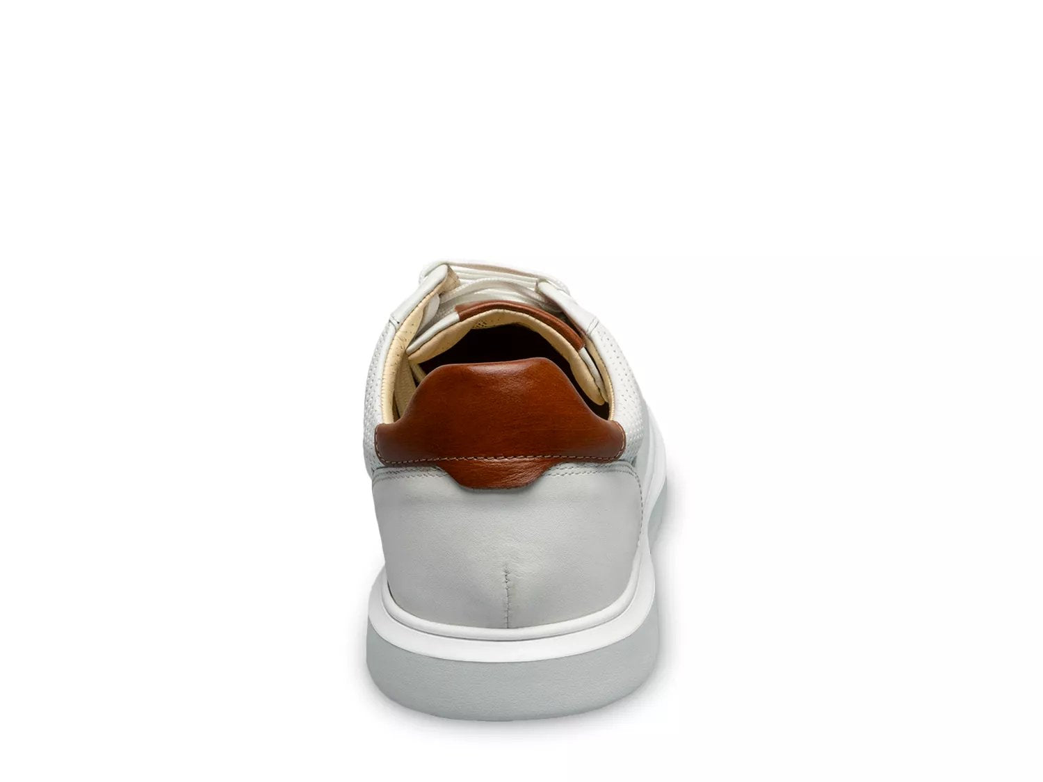 Floshiem Mens Social White/Tan Sneaker