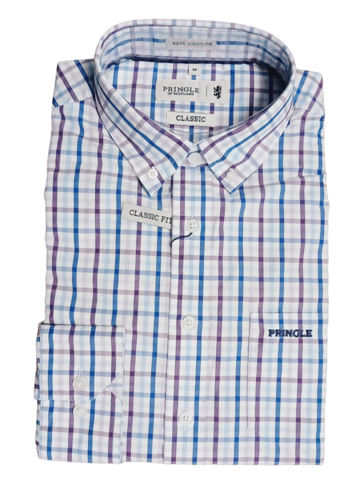 Pringle Mens Zeno Long Sleeve Shirt In Multi