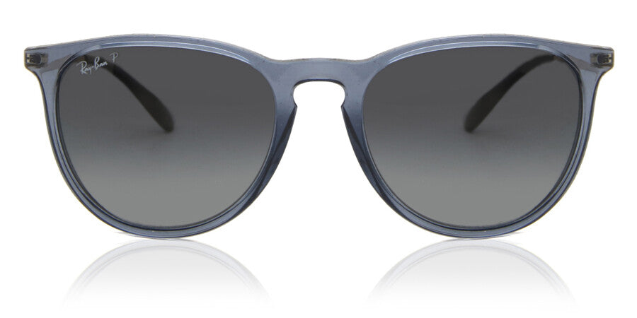 Ray-Ban Erika Polarized Sunglasses In Transparent Blue