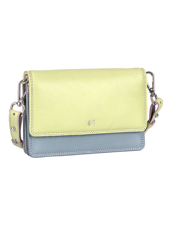 Cellini  Blush Green Diva Lotus Sling Purse
