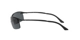 Ray-Ban Rb3183 Dark Black 1/2 Frame Polarized