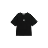Calvin Klein Kids Unisex Logo Boxy T-Shirt In Black