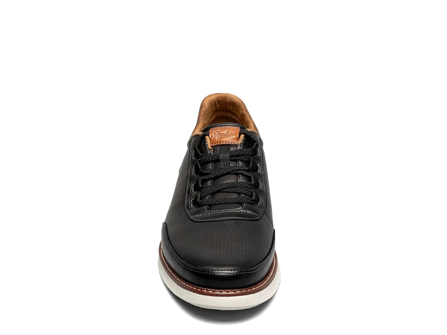 Florsheim Mens Launch Black Elastic Slip-On Shoes