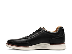 Florsheim Mens Launch Black Elastic Slip-On Shoes