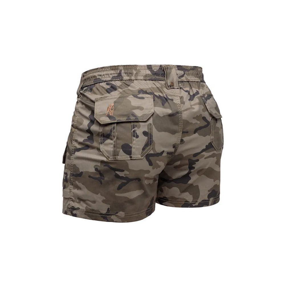 Boerboel Mens DKW Cargo Shorts In Military