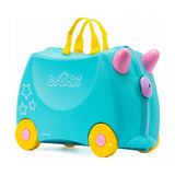 Trunki Kiddies Una The Unicorn Ride On Suitcase In Turquoise