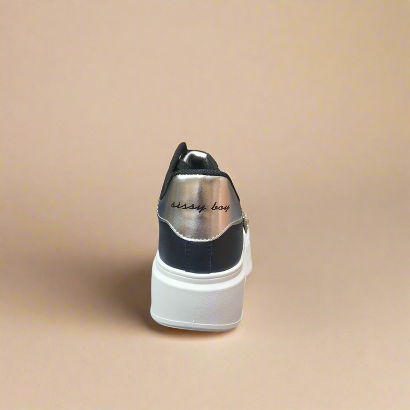 Sissyboy Black Platform Gem sneaker