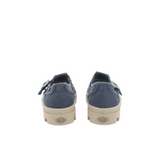 Palladium Womens Pampa M-Jane Washed Shoes In Vintage Indigo