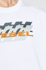 Diesel A148240Grai M - T-Adjust -K5 T-Shirt 100 White