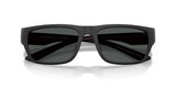 Emporio Armani Mens Full Rim Sunglasses In Black/Maroon