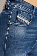 Diesel Ladies L-1984 Slandy High Jeans In Blue