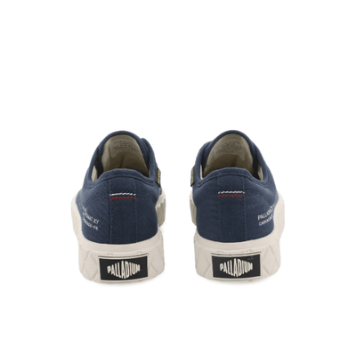 Palladium Mens Palla Ace Washed Canvas Shoes In Blue