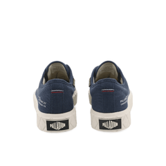 Palladium Mens Palla Ace Washed Canvas Shoes In Blue