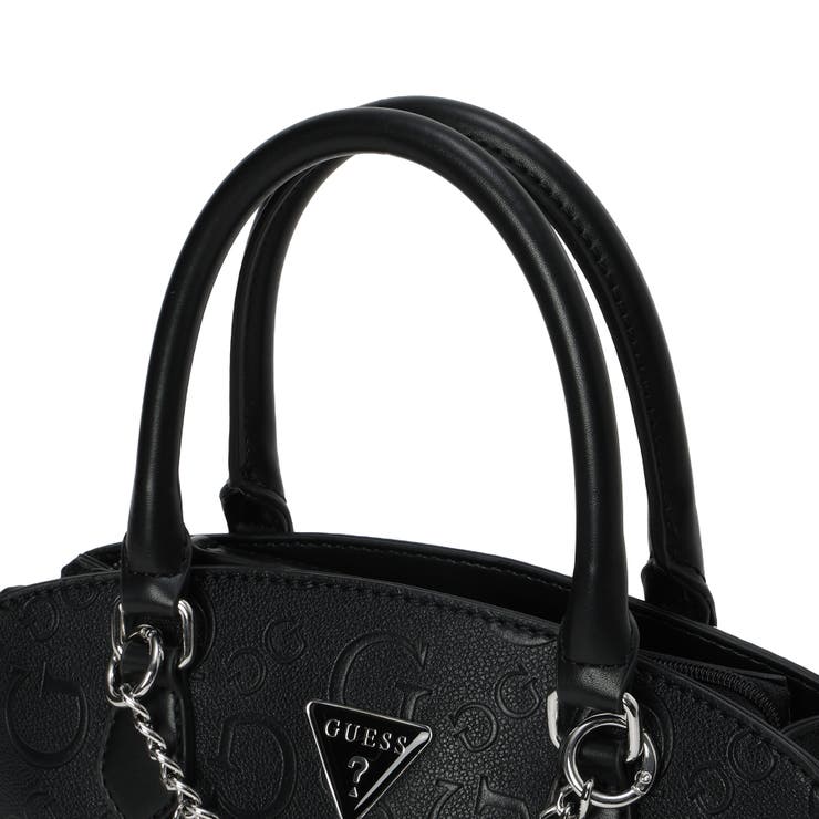 Guess Womens Jeanine Satchel In Black