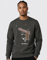 Pure Premium Mens Fiero Sweater In Carbon
