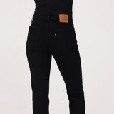 Levis Womens Wedgie Slim Fit Jeans In Black