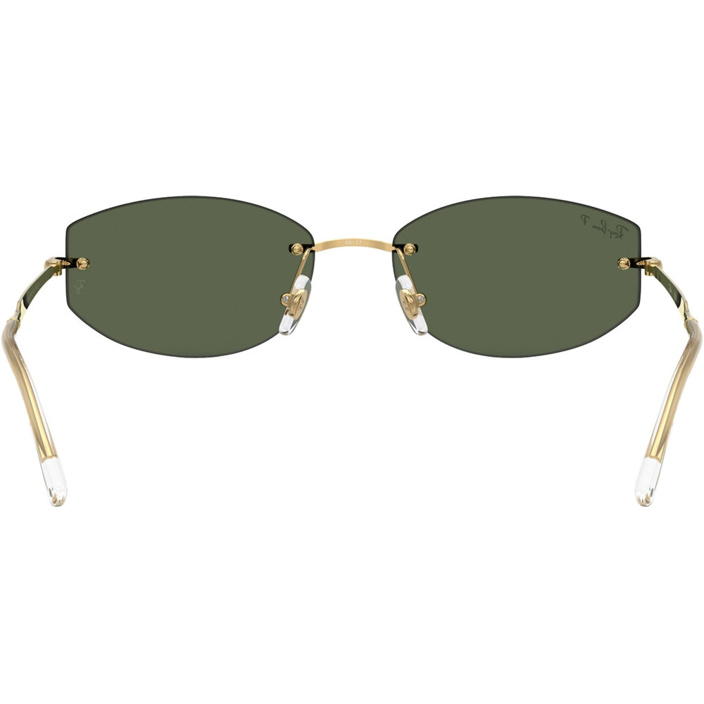 Ray-Ban Unisex Frameless Sunglasses In Gold