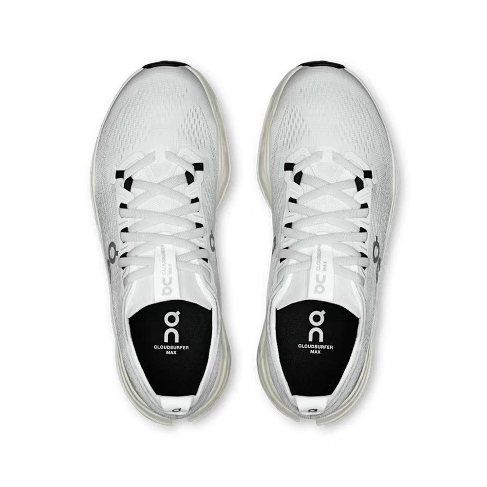 On Womens Cloudsurfer Max Shoes In White