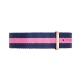 Daniel Wellington Navy/Pink Oxford Strap Rg 13Mm