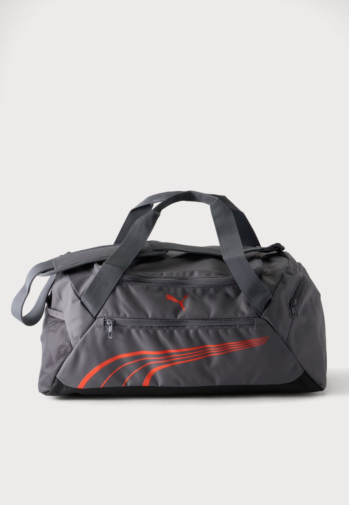 Puma Fundamental Small Sports Bag In Grey