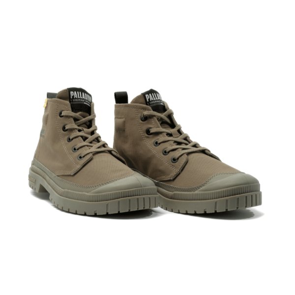 Palladium 79114 Mens Sp20 Hi Tech Shoes Dusky Green