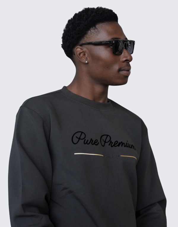 Pure Premium Grey Caroza Sweater Dark