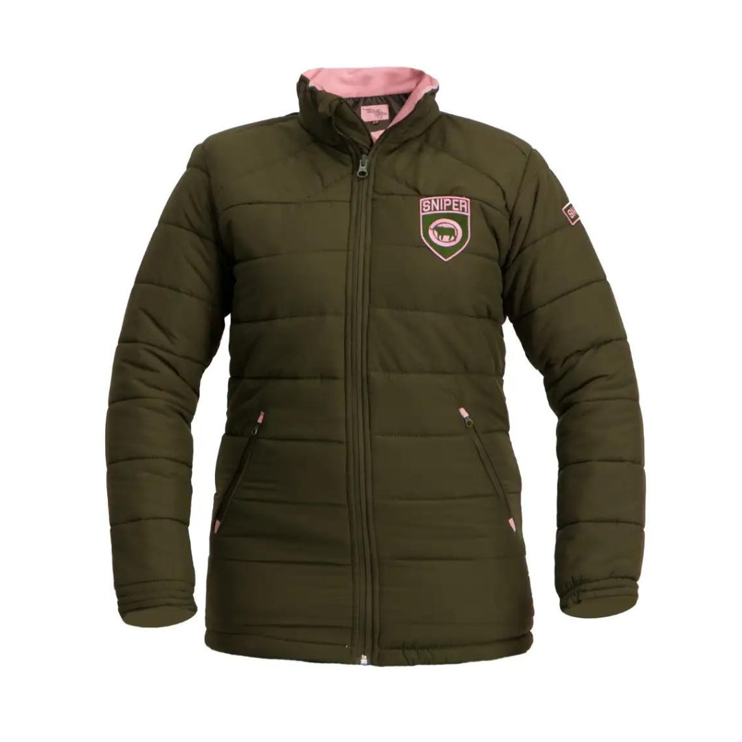 Sniper Womens Ladies Microlite Jacket In Olive