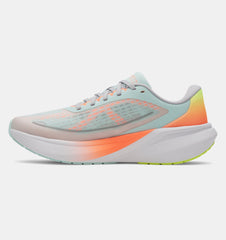 Under Armour Mens Velociti Pace Sneakers In Green Orange