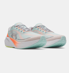 Under Armour Mens Velociti Pace Sneakers In Green Orange
