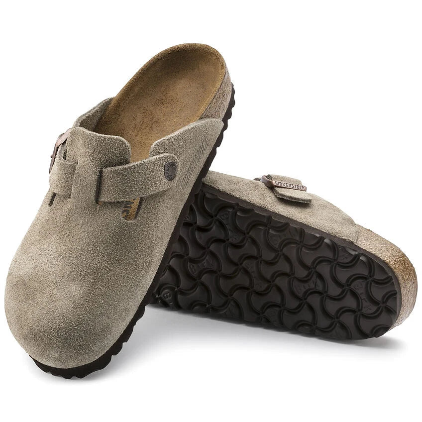 Birkenstock Unisex Adults Boston BS Closed Sandal In Taupe