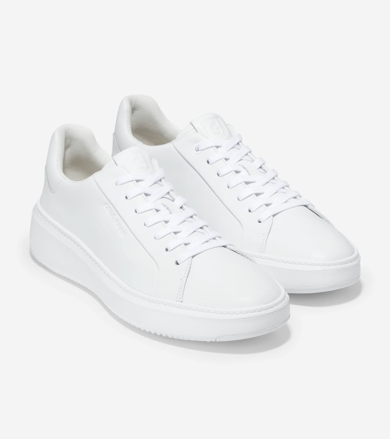 Cole Haan Mens Topspin Sneakers White