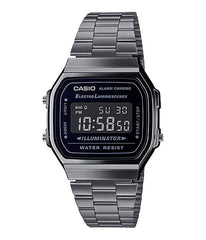 Casio Retro Black Chrome Black Digital Watch