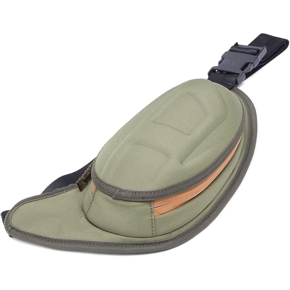 Diesel Mens Crossbody Belt Bag In Olive