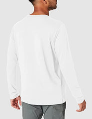 Gant Mens Shield Long Sleeve T-Shirt In White