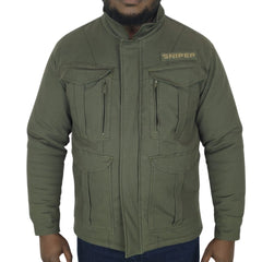 Sniper Mens Flex Parka Jacket In Olive