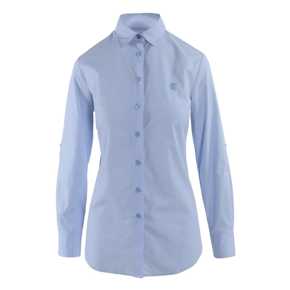 Pringle Long Sleeve Shirt In Light Blue