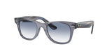 Ray-Ban Junior Wayfarer Sunglasses In Transparent Blue
